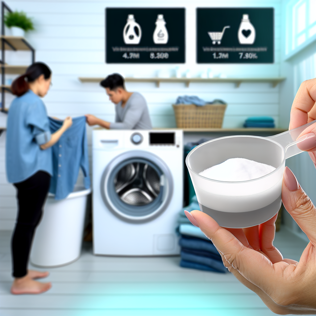 Measuring detergent properly