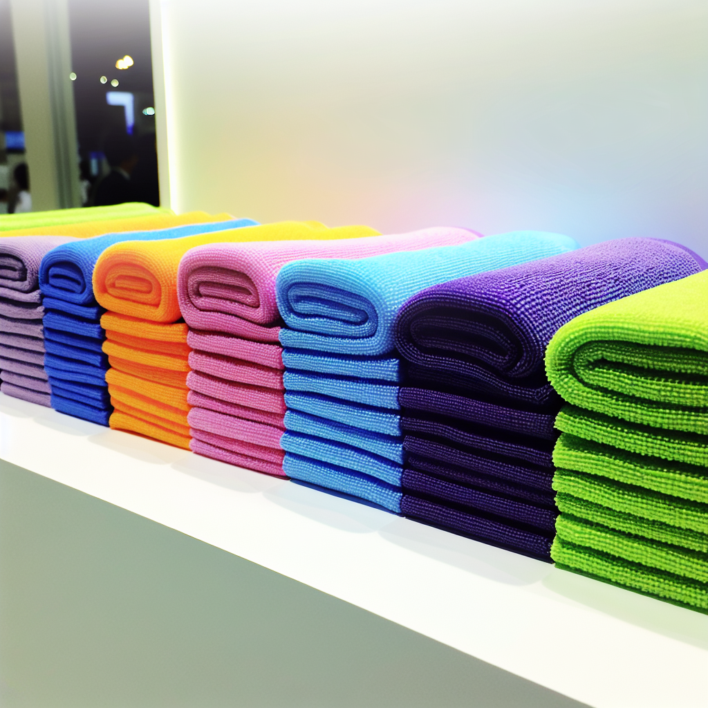 Various types of specialized towels