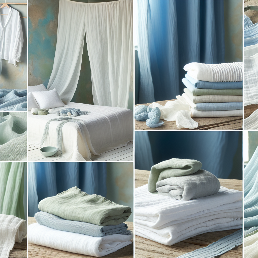 Lightweight summer linens