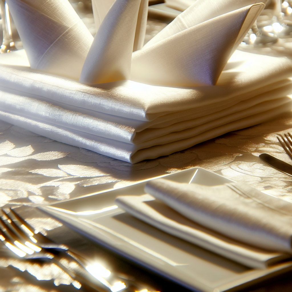 Elegant table linens