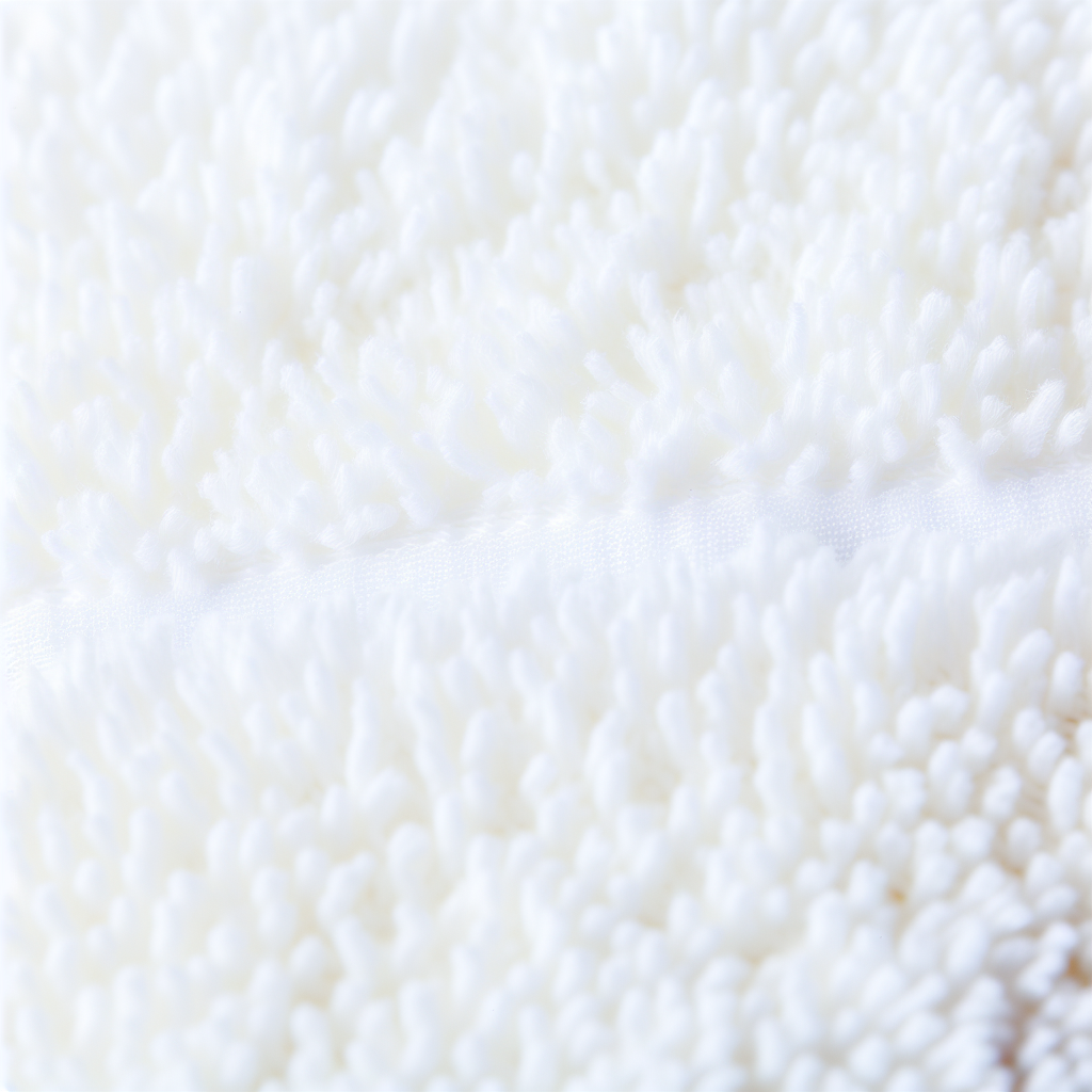 Close-up of quality towel texture