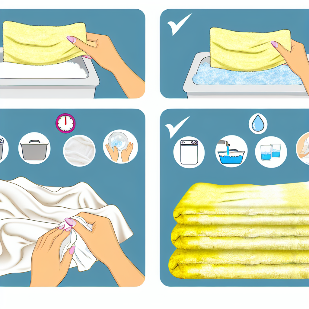 Brightening white towels